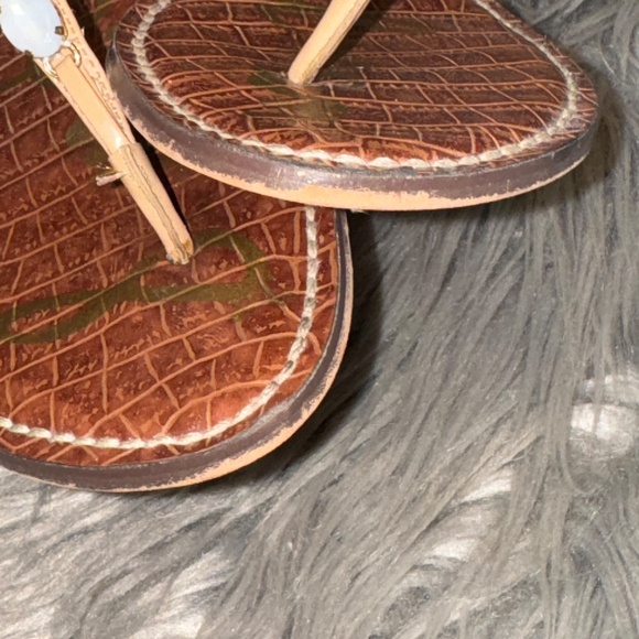 Sam Edelman Grayson Rhinestone Thong Sandals Size 8.5 - Picture 7 of 11